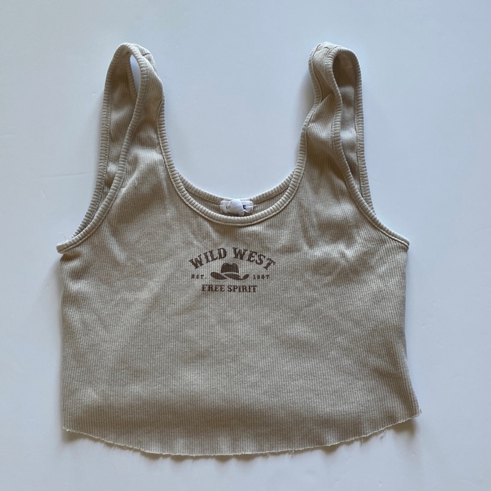 Garage Ribbed Tank Top